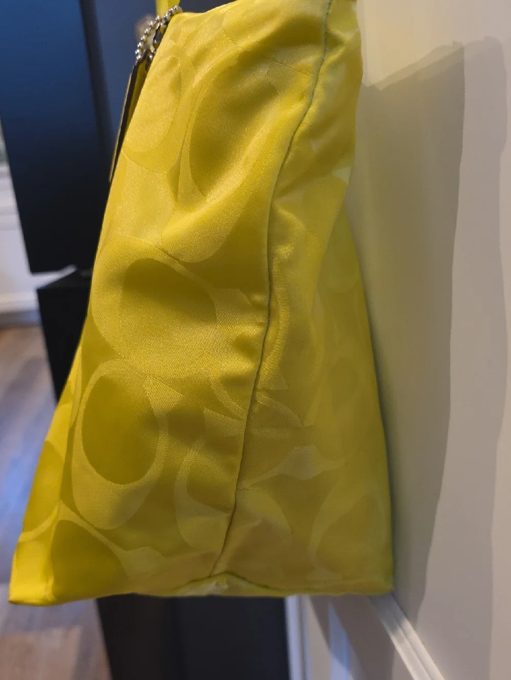 Coach NWOT Yellow Nylon Set